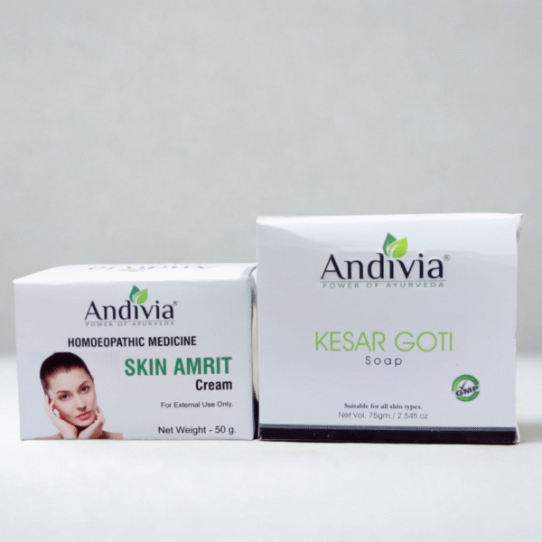Kesar Goti Soap & Skin Amrit Cream (Combo Pack)